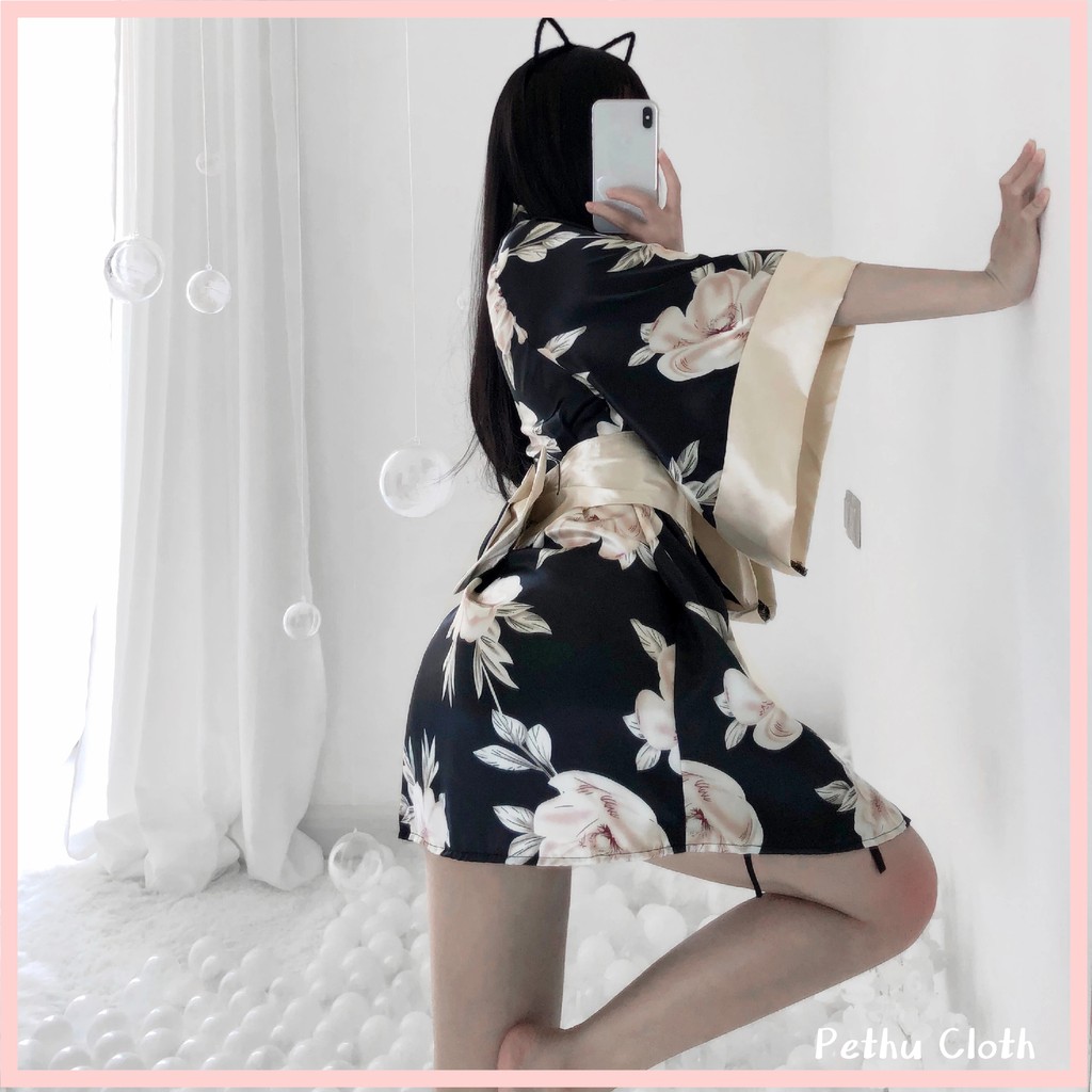 （Giao hàng bảo mật）😊kimono nhật bản🌺Sexy Đồ Ngủ Váy ngủ đcosplay phong cách quyến rũ Freesize 40-65kg--020 | BigBuy360 - bigbuy360.vn