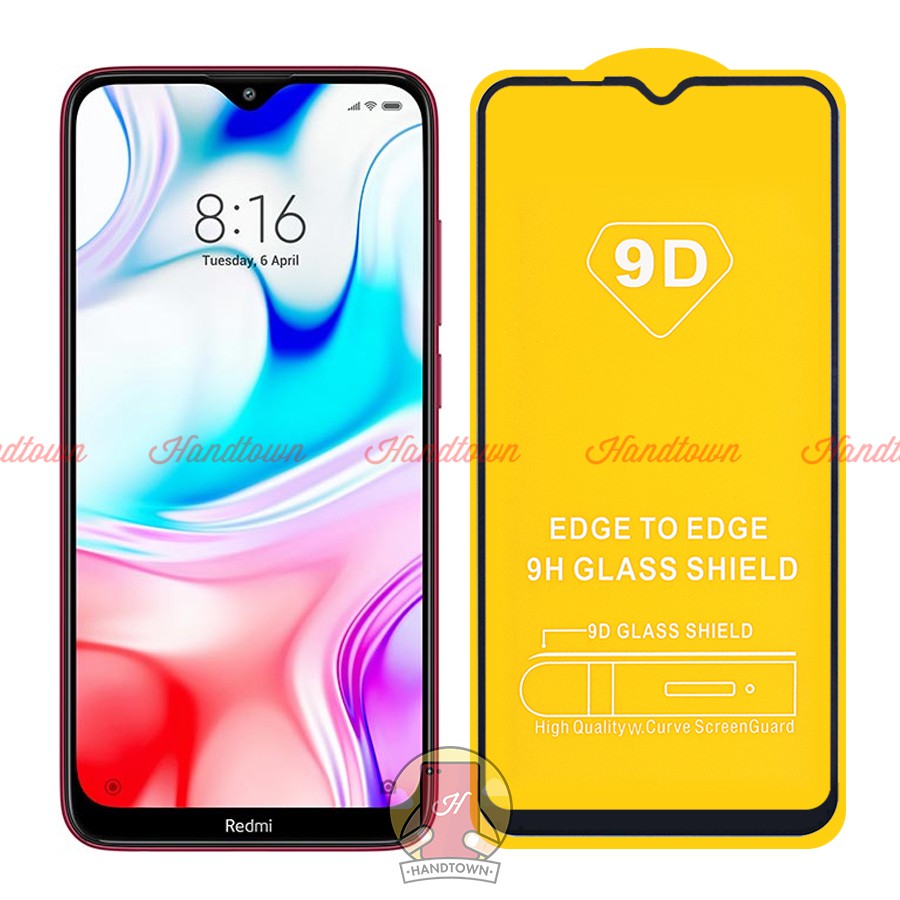 Cường Lực 9D Cho Xiaomi Redmi 8 Full Keo Thế Hệ Mới
