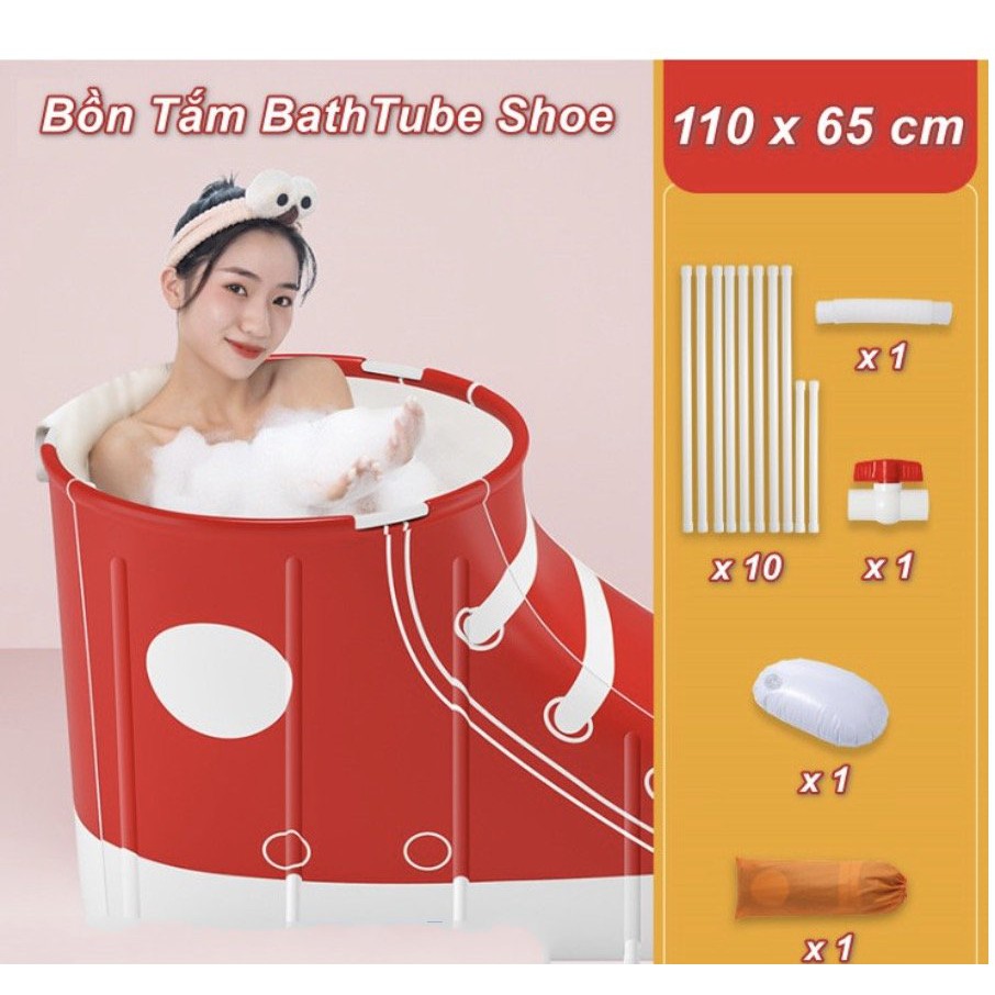 Bồn Tắm BathTube Shoe có thể xếp gọn khi không sử dụng