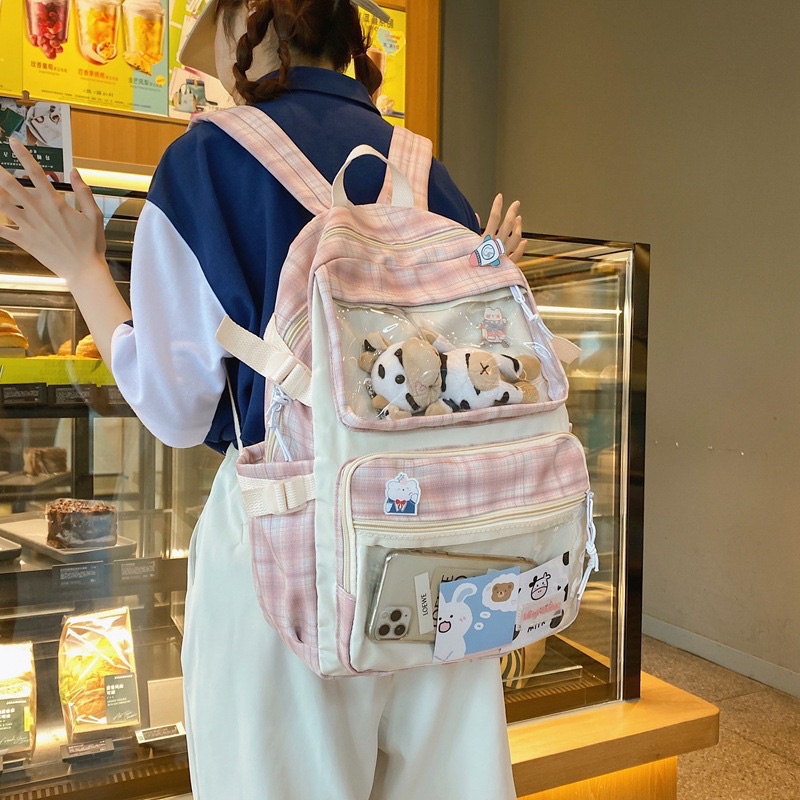 Balo Kẻ móc Bò sticker( KB1)