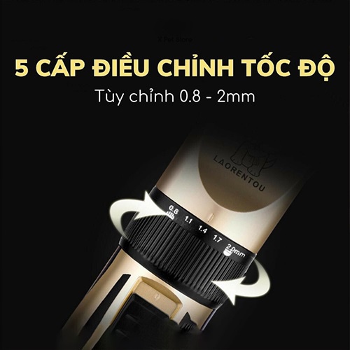 Tông đơ cắt tỉa lông, tăng đơ cạo lông thú cưng chó mèo, nhập khẩu cao cấp