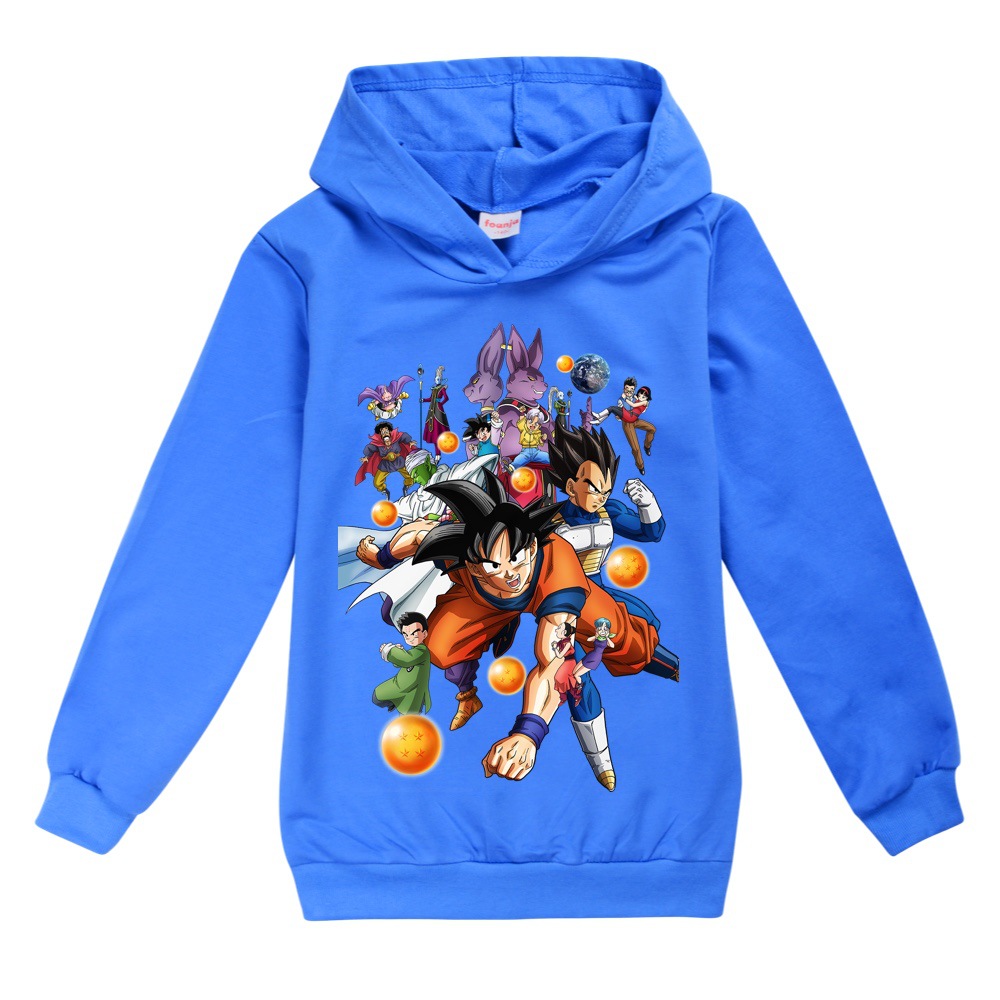 Áo Hoodie In Họa Tiết Hoạt Hình Dragon Ball Thời Trang 2020 Cho Bé | BigBuy360 - bigbuy360.vn