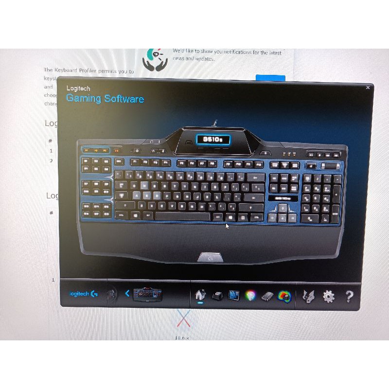 Bàn phím gaming Logitech G510S 2nd .kienstore726