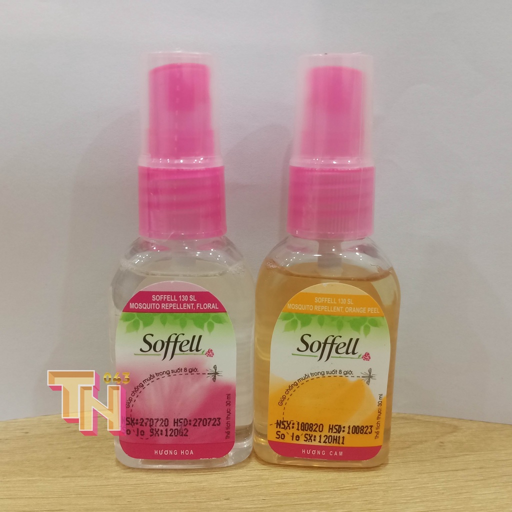 Xịt chống muỗi Soffell chai 30ml