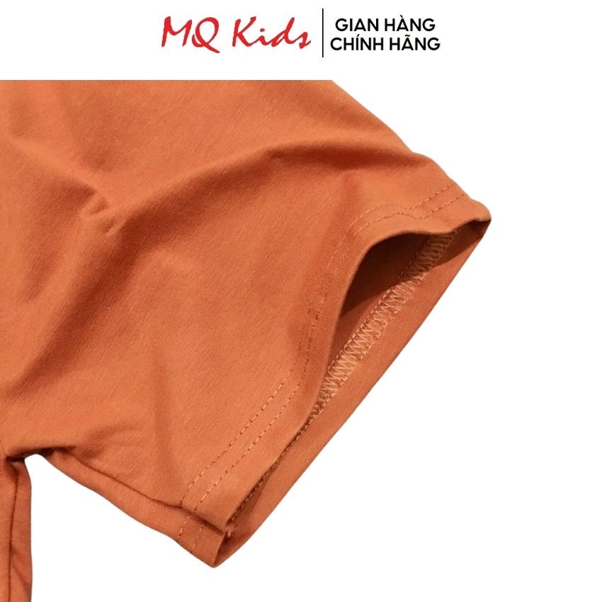 Quần đùi cộc cho bé MQ kids thun cotton 100% màu trơn dễ thương