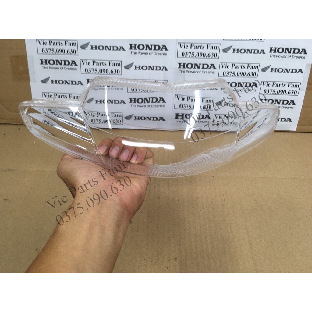 Mica/ mặt kính đèn pha Wave nhỏ 2 bóng đời đầu, Wave ZX