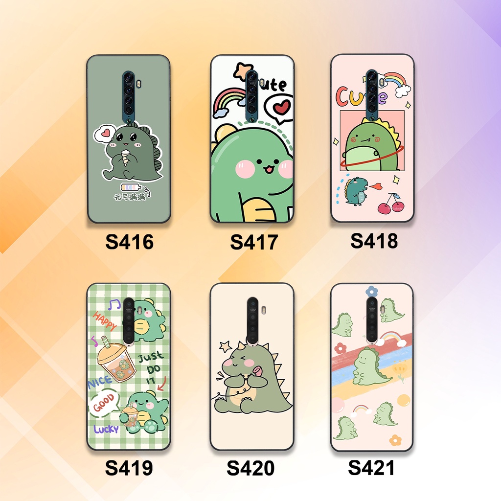 Ốp lưng Oppo Reno 2 - Reno 2F in hình khủng long cute
