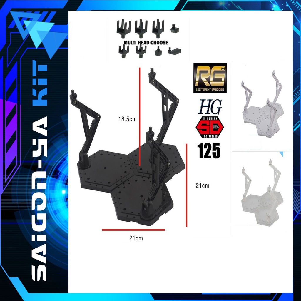 Đế Action Base Tamasii VT-125 đa hợp để trưng Gundam dành cho MG,RG, HG, SD.