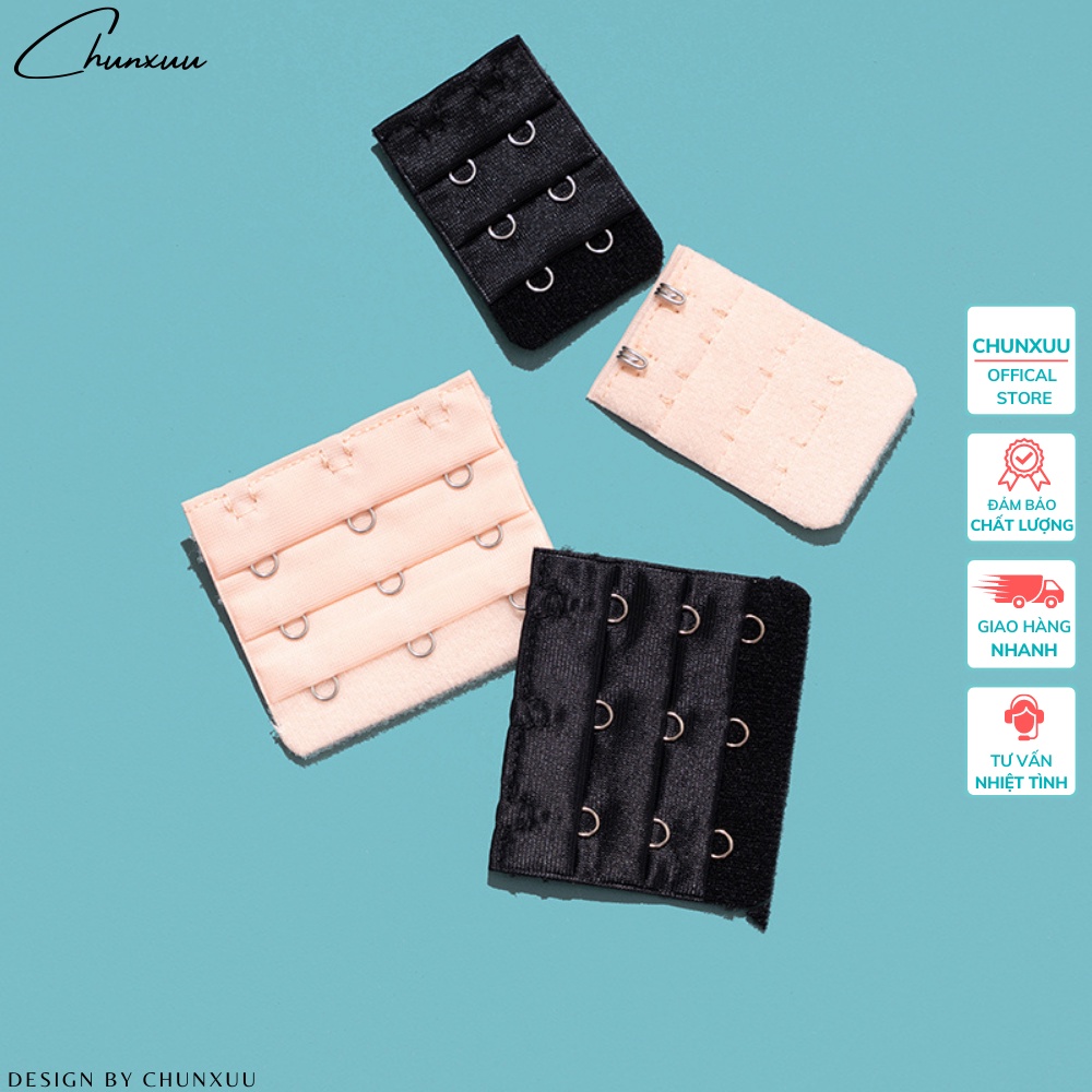 Khuy cài nối áo ngực 2 móc, 3 móc nới siêu tiện dụng - ChunXuu MN01