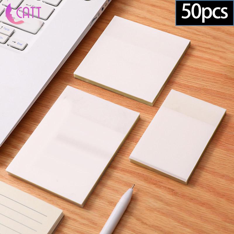 Set 1 / 50 Tấm Giấy Ghi Chú Trong Suốt Đa Năng Tiện Dụng