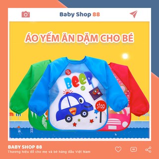 Áo Yếm Ăn Dặm Chống Thấm Nước Dành Cho Bé