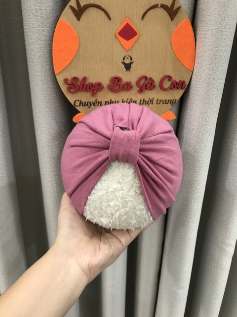 Mũ turban cho bé Shop Ba Gà Con