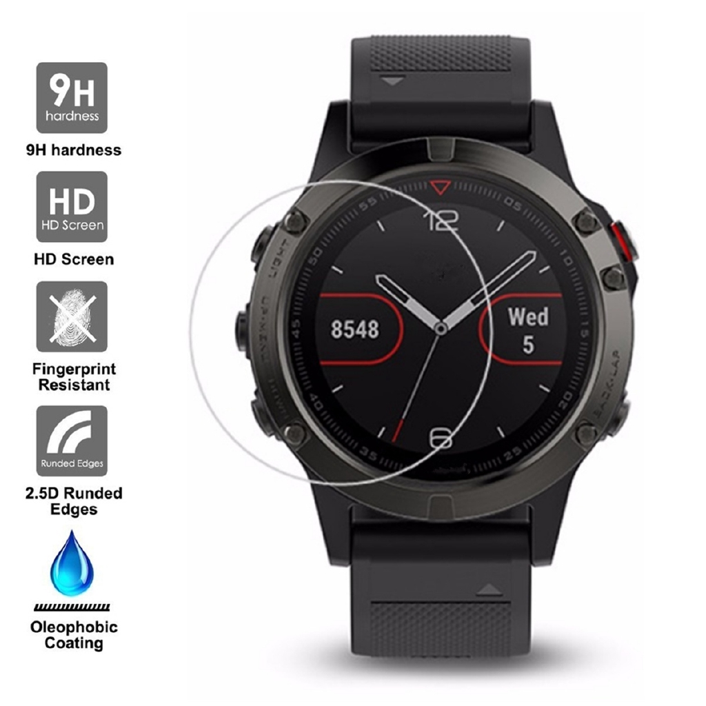 Set 5 phim bảo vệ màn hình HD chống trầy xước cho Garmin Venu Vivoactive 4 Vivoactive 4s Vivomove