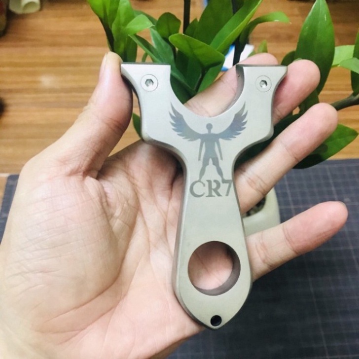 Ná Thun Cao Su Bắn Chim Inox Cao Cấp CR7 Tặng Đầy Đủ Phụ Kiện  - NCSM2