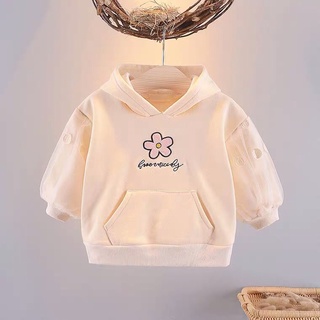 Áo hoodie chui đầu bé gái từ 10-18kg lót nỉ cực dày có mũ ấm áp mã AG04
