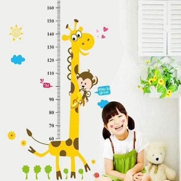 DECAL DÁN TƯỜNG ĐO CHIỀU CAO