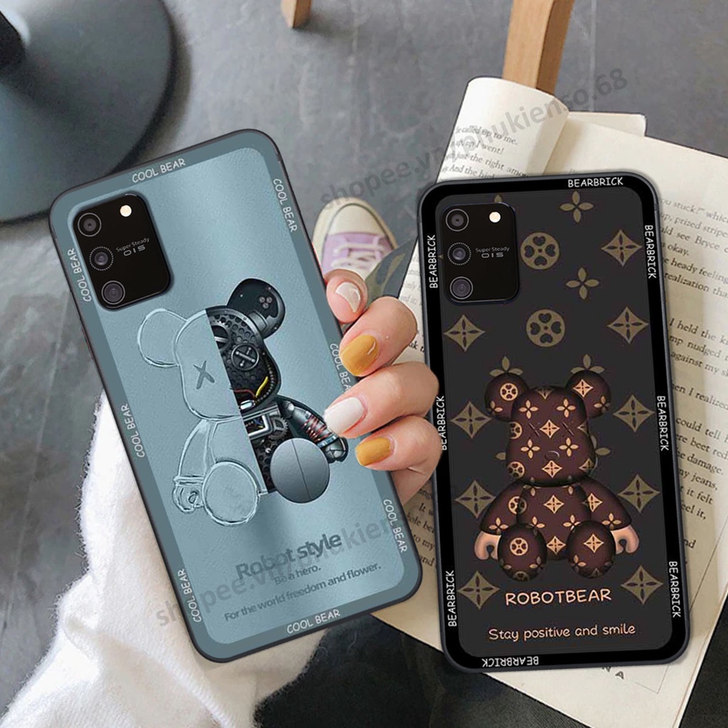 Ốp lưng điện thoại Samsung S10 Lite in hình gấu bear, kaws, doremon thời trang, ốp lưng cao cấp chất lượng
