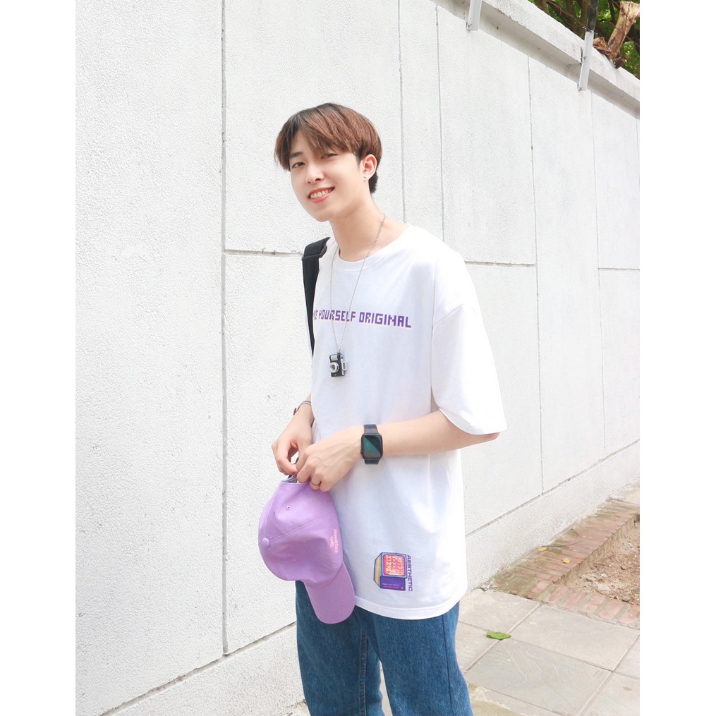Áo Phông Rộng Nam MYO Vải Cotton In Hình Game Aesthetic