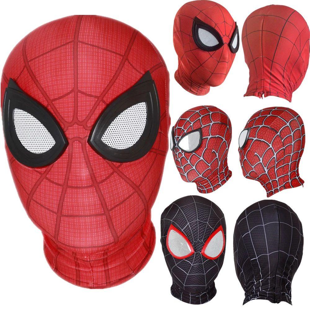 Mặt Nạ 3D Hóa Trang Raimi Peter Parker Iron Man Spiderman 3D