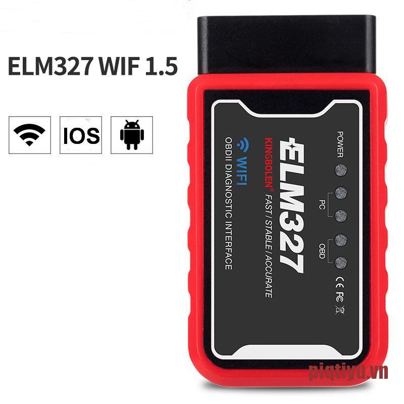 PiqtiYU ELM327 V1.5 Bluetooth & WIFI OBD2/OBDII Car Diagnostic Code Reader Scanner