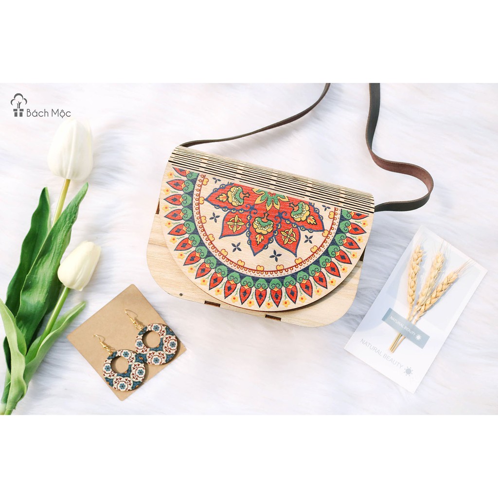 Sỉ - Lẻ Túi gỗ vintage