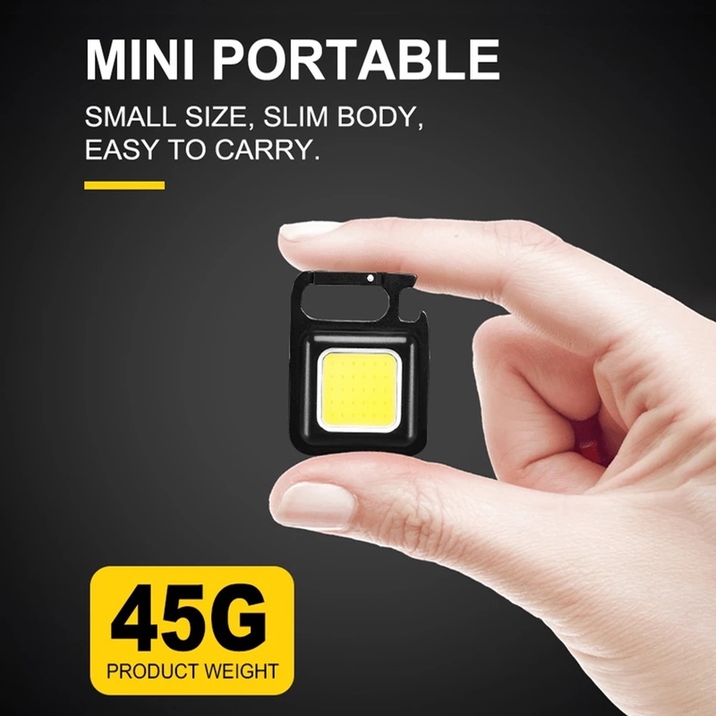 Đèn LED COB Mini Đa Năng Bỏ Túi Tiện Dụng Mang Theo Du Lịch Dã Ngoại
