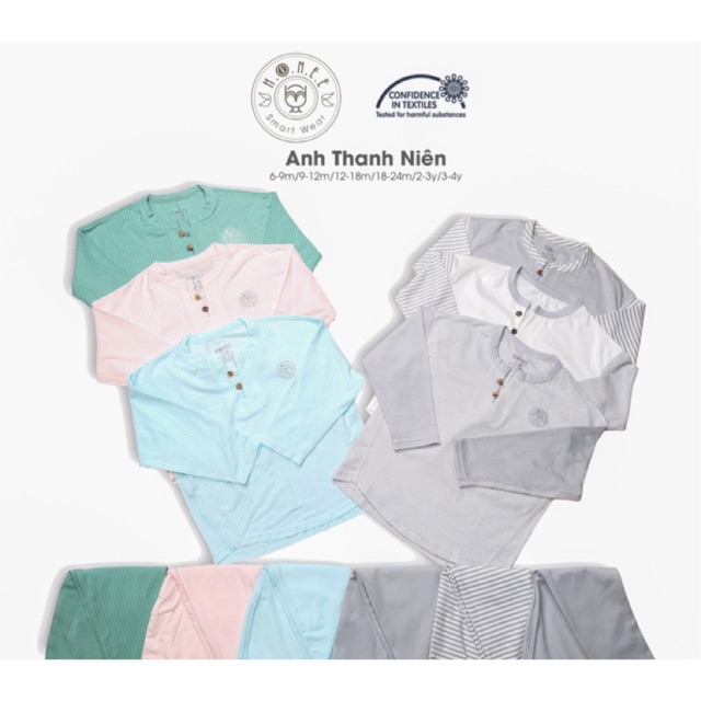 HRNEE BST Anh thanh niên - Bộ cổ trụ chất Modal