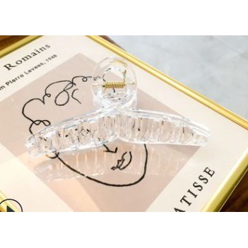 Băng Đô Cài Tóc Trong Suốt Màu Nâu / Đen Cho Nữ