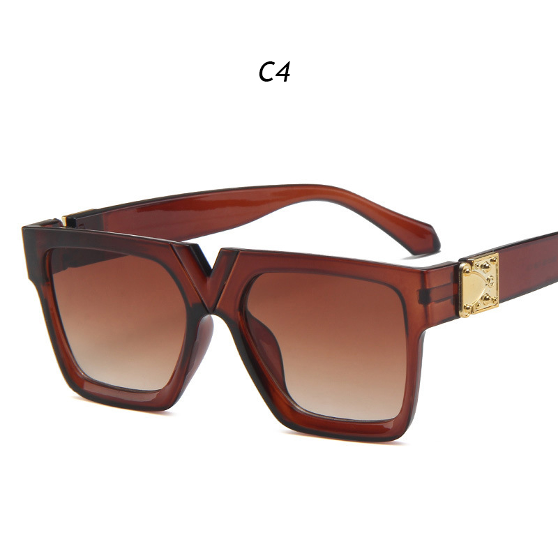 Kính mát hình chữ V phong cách Vintage thời trang cho nữ