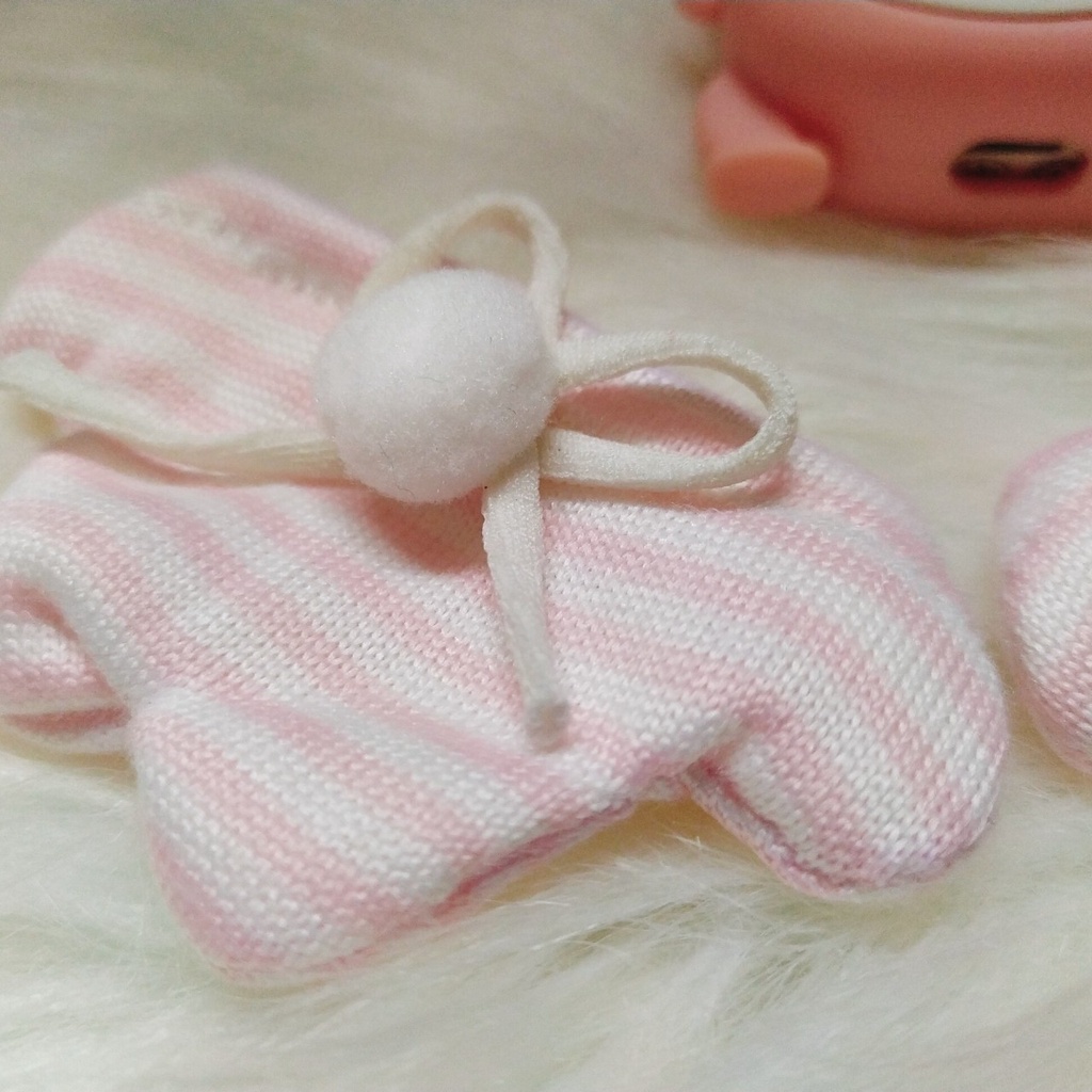 Jumpsuit Thun Đính Bông Tuyết Cho Doll 10cm