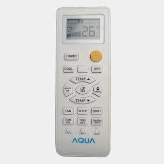 Điều khiển Remote máy lạnh AQUA 2 chiều nút cam