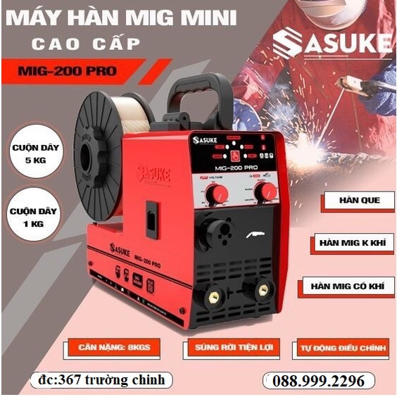 Máy Hàn Mig  Sasuke - hàn quận 5kg