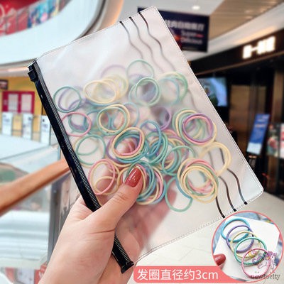 Dây Cột Tóc Màu Sắc Ngọt Ngào Phong Cách Hàn Quốc Cho Bé Gái