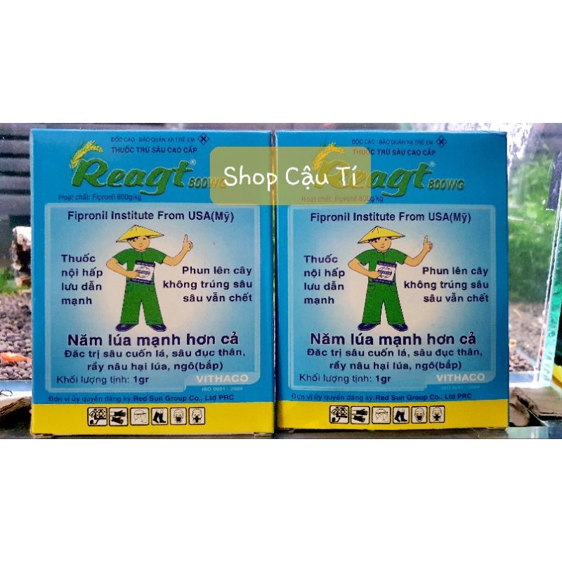 Thùng R.e.a.g.t 800 trừ sâu, côn trùng gây hại chỉ một lần pha (Thùng 1600 Gói 1g)