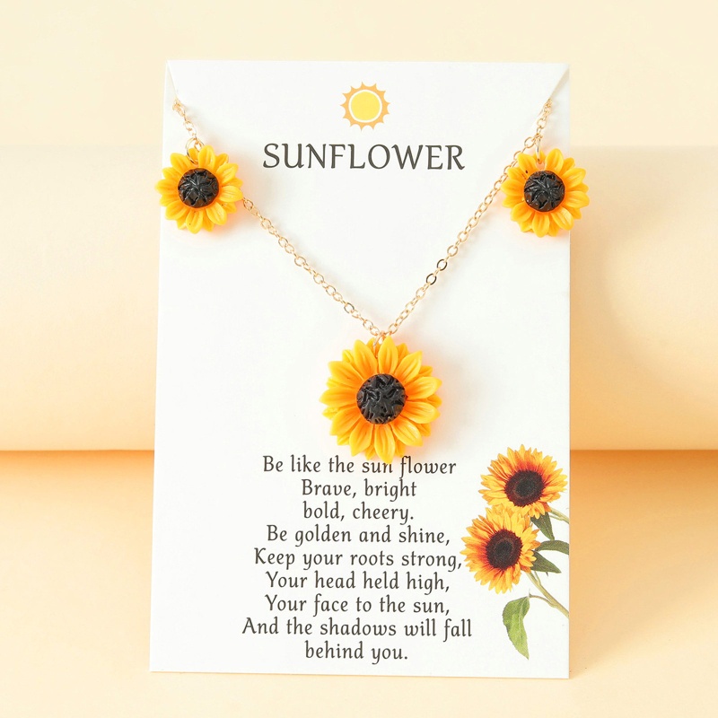 Vòng cổ Mạ Vàng Mặt Hình Hoa Cúc Thanh Lịch Cho Nữ