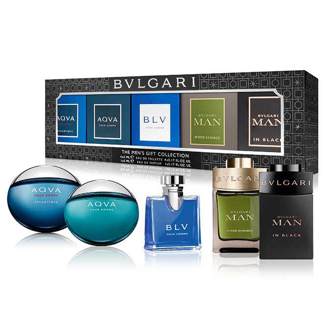 Set 5 chai nước hoa BVLGARI For Men