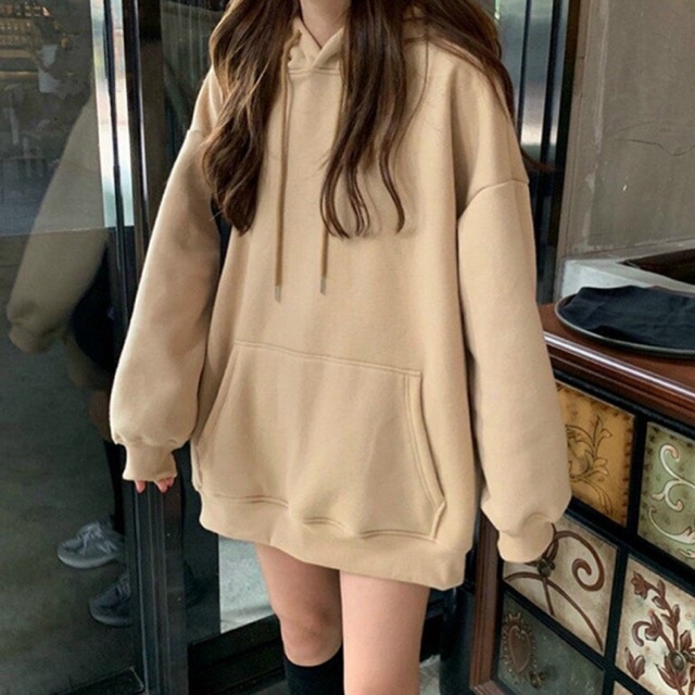 Áo khoác hoodie nón nỉ ngoại dày dặn full màu