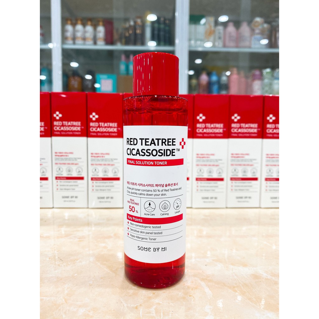 Nước Hoa Hồng Chiết Xuất Tràm Trà Đỏ Some By Mi Red TeaTree Cicassoside Final Solution 150ml