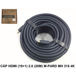 Cáp HDMI 20m 2.0 (19+1) M-Pard MH315 hỗ trợ 4k 60Hz