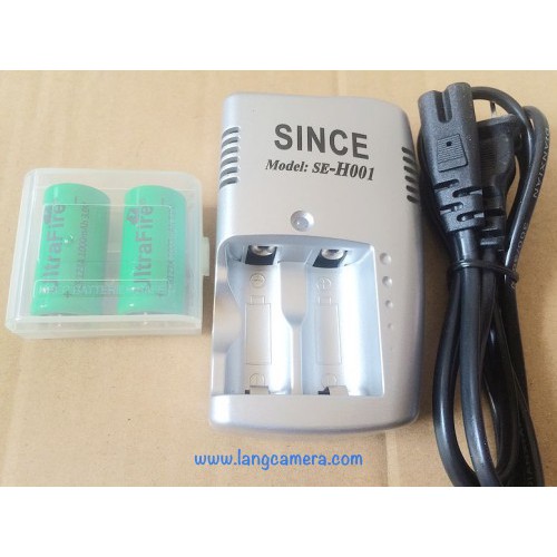 Pin Sạc CR123A - loại pin CR123 có thể sạc được