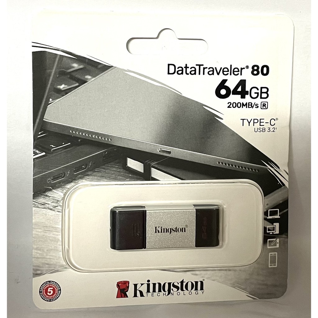 USB3.2 Kingston DataTraveler DT80 Type C - 32GB / 64GB