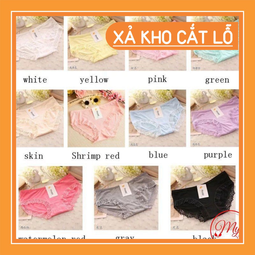 Sỉ Quần Lót Nữ Viền Ren Cotton Mềm Mại Modal Cao Cấp Rẻ Nhất Thị Trường