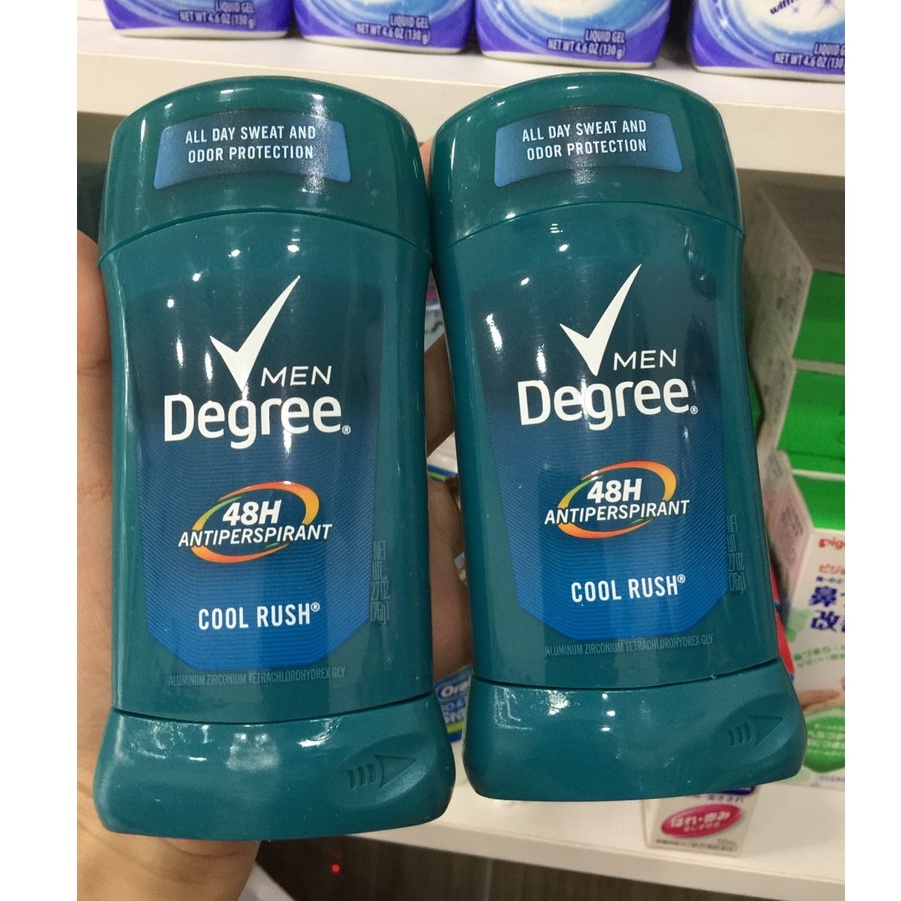 [HÀNG CHUẨN] Sáp khử mùi Degree Men Dry Protection Cool Rush 76g
