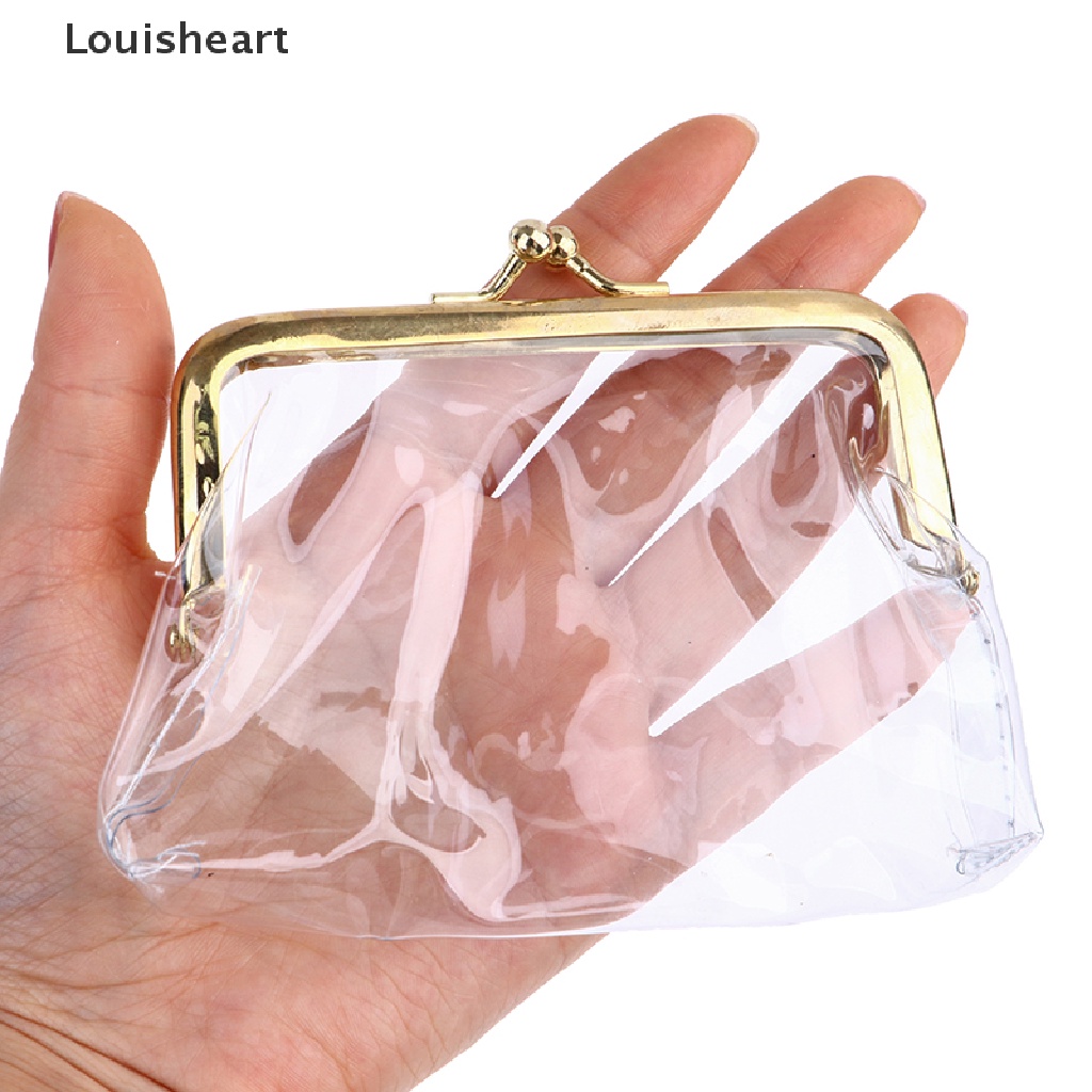 Túi Đựng Tiền Xu Louisheart Trong Suốt Thiết Kế Đơn Giản Tiện Lợi Dễ Sử Dụng