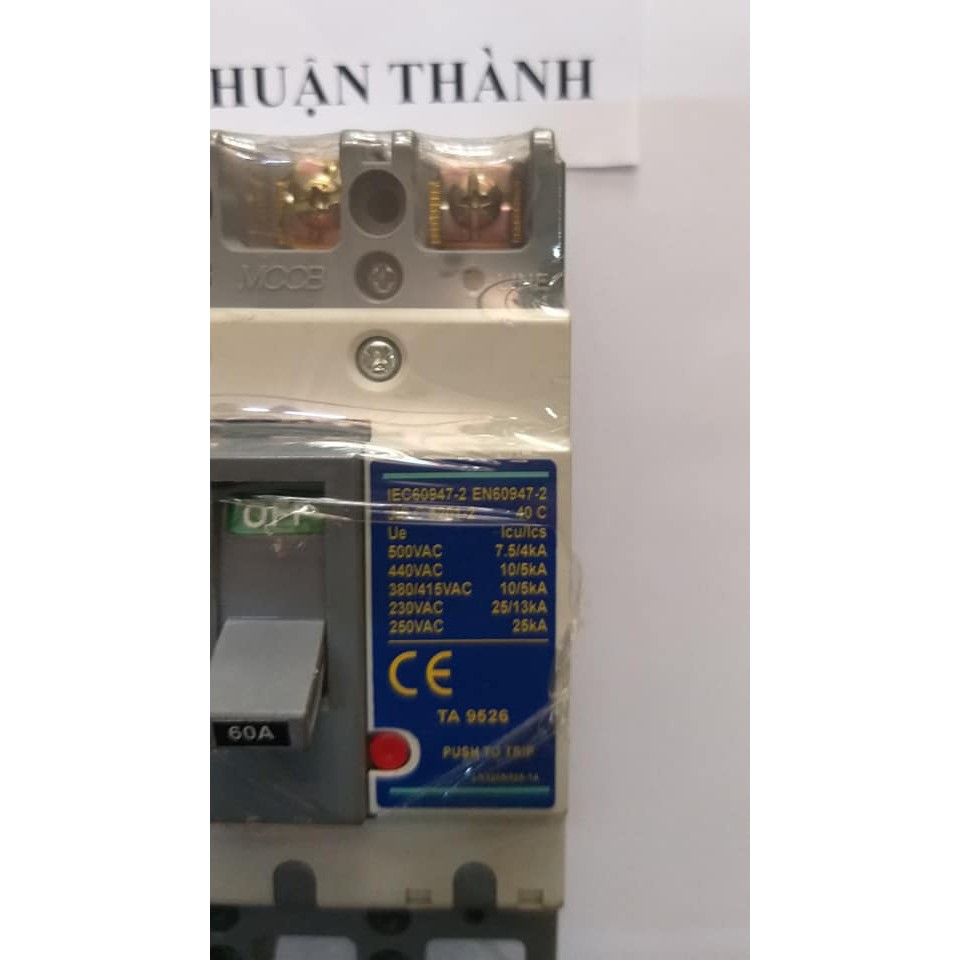 Aptomat 3 Pha Mitsubishi Nội Địa Nhật 60A / Cibi 3 pha nội địa Nhật 60A