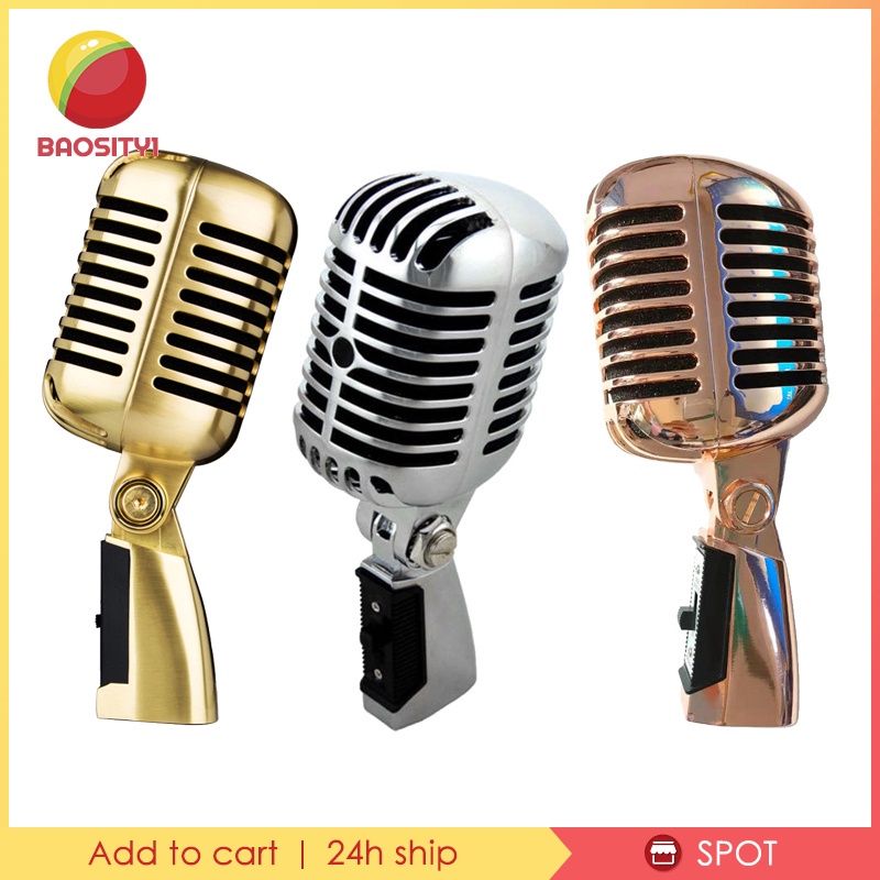 ✨Hàng sẵn sàng✨Micro Hát Karaoke Phong Cách Cổ Điển [baosity1-8]
