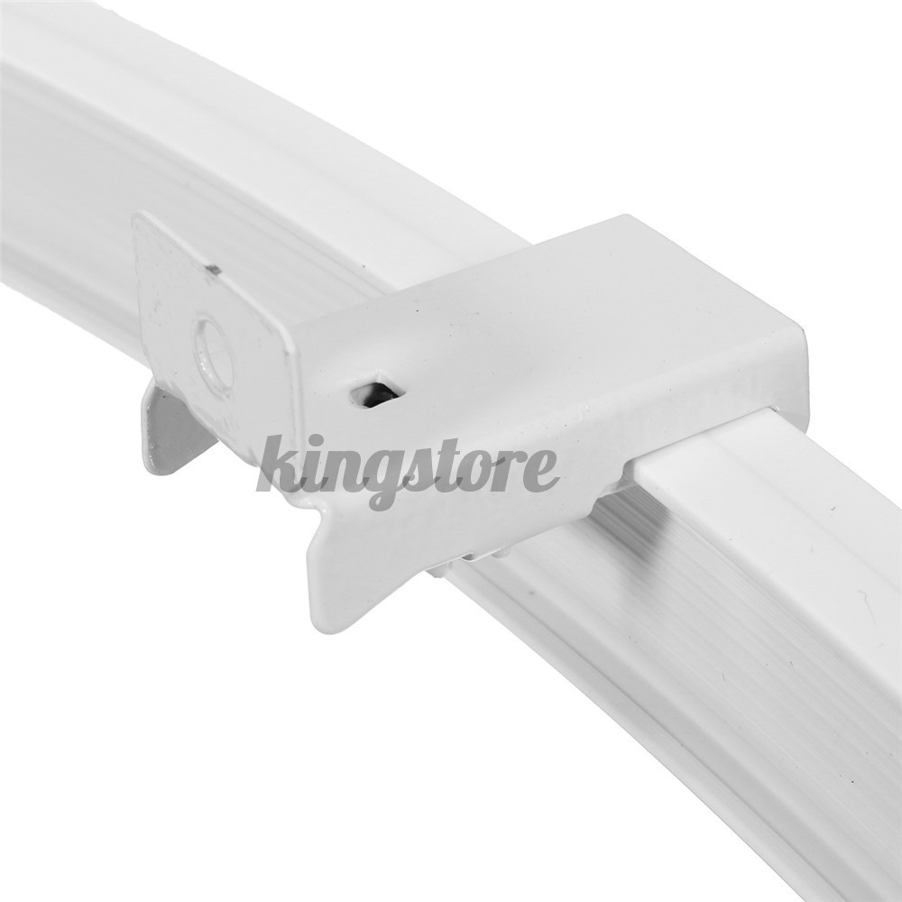 WL 3 Meter Cuttable Bendable Curtain Track for Straight Bay Windows Caravan