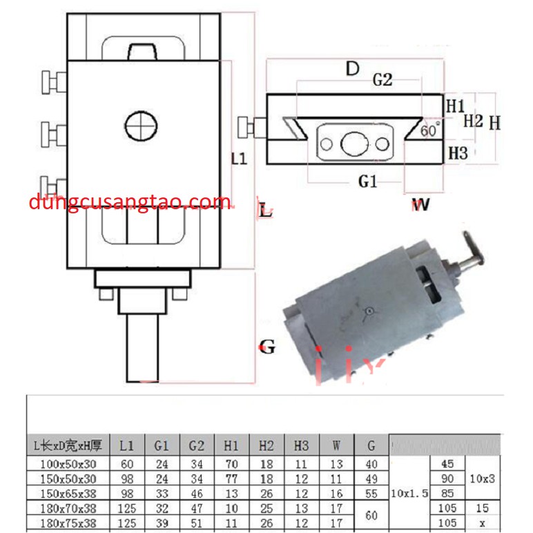 Eto trượt 1 trục  / Bàn trượt 1 phương chế máy tiện