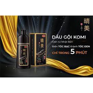 Dầu gội nhuộm tóc bạc thảo dược Komi Nhật Bản