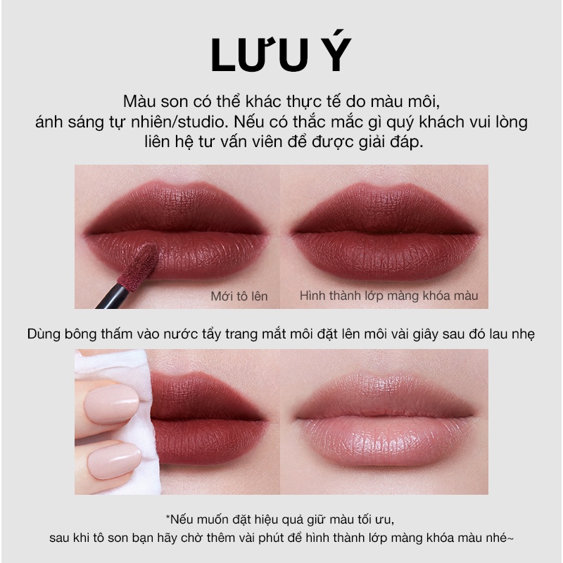 Son Kem Perfect Diary ReadMe Lip Veil Chất Nhung Lì Lâu Trôi 14 Màu Tùy Chọn 4g